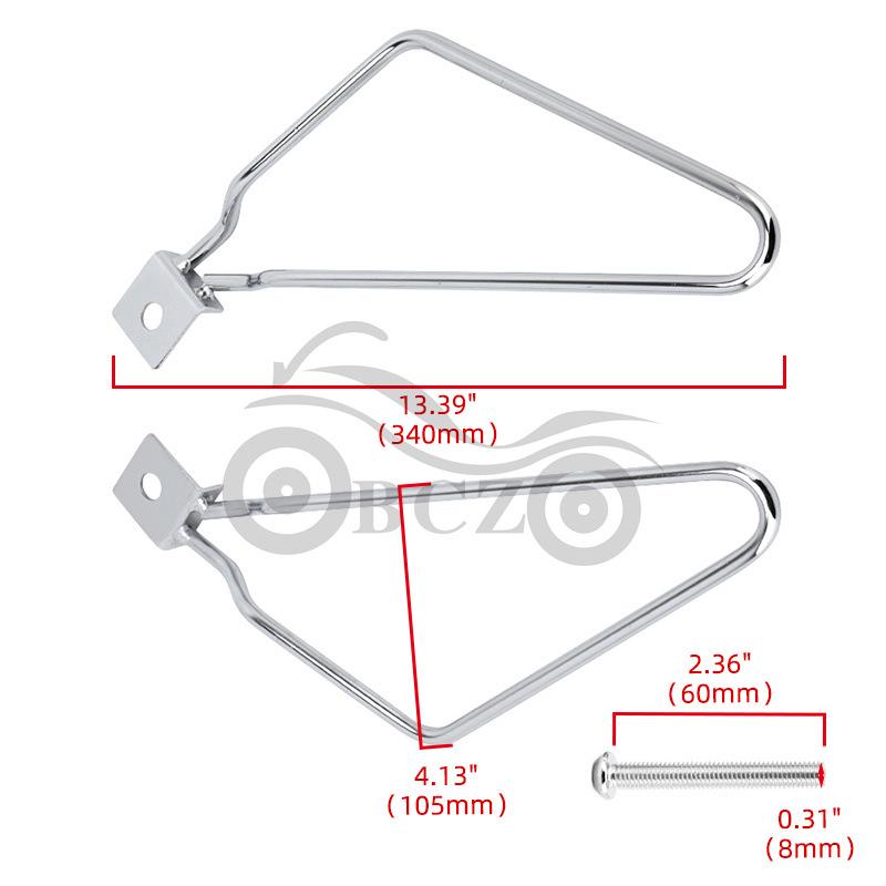 Harley 883 XL1200 48 Saddlebag Mount Bracket - Motorcycle Accessory