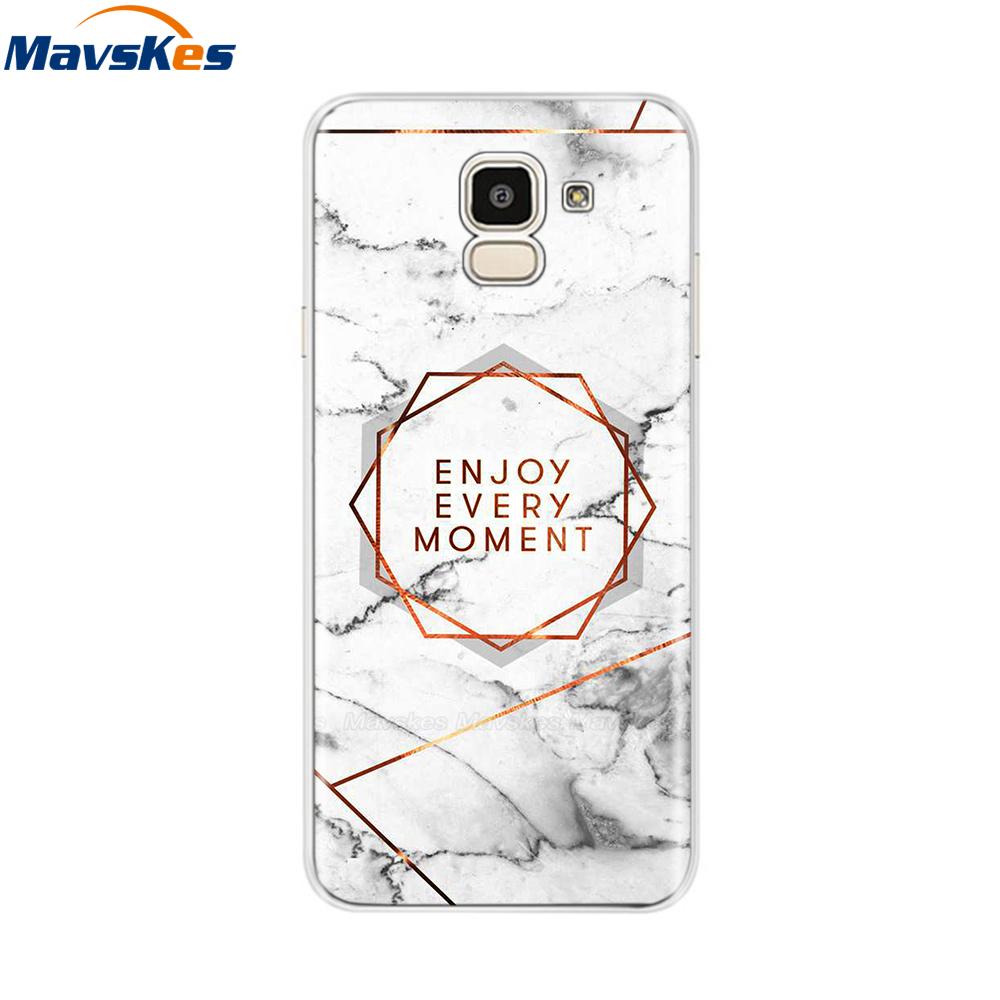 For Samsung Galaxy J6 2018 Case Soft TPU Silicone Back Cover sFor Coque Fundas Samsung J6 2018 J6 Plus 2018 Soft Phone Cases
