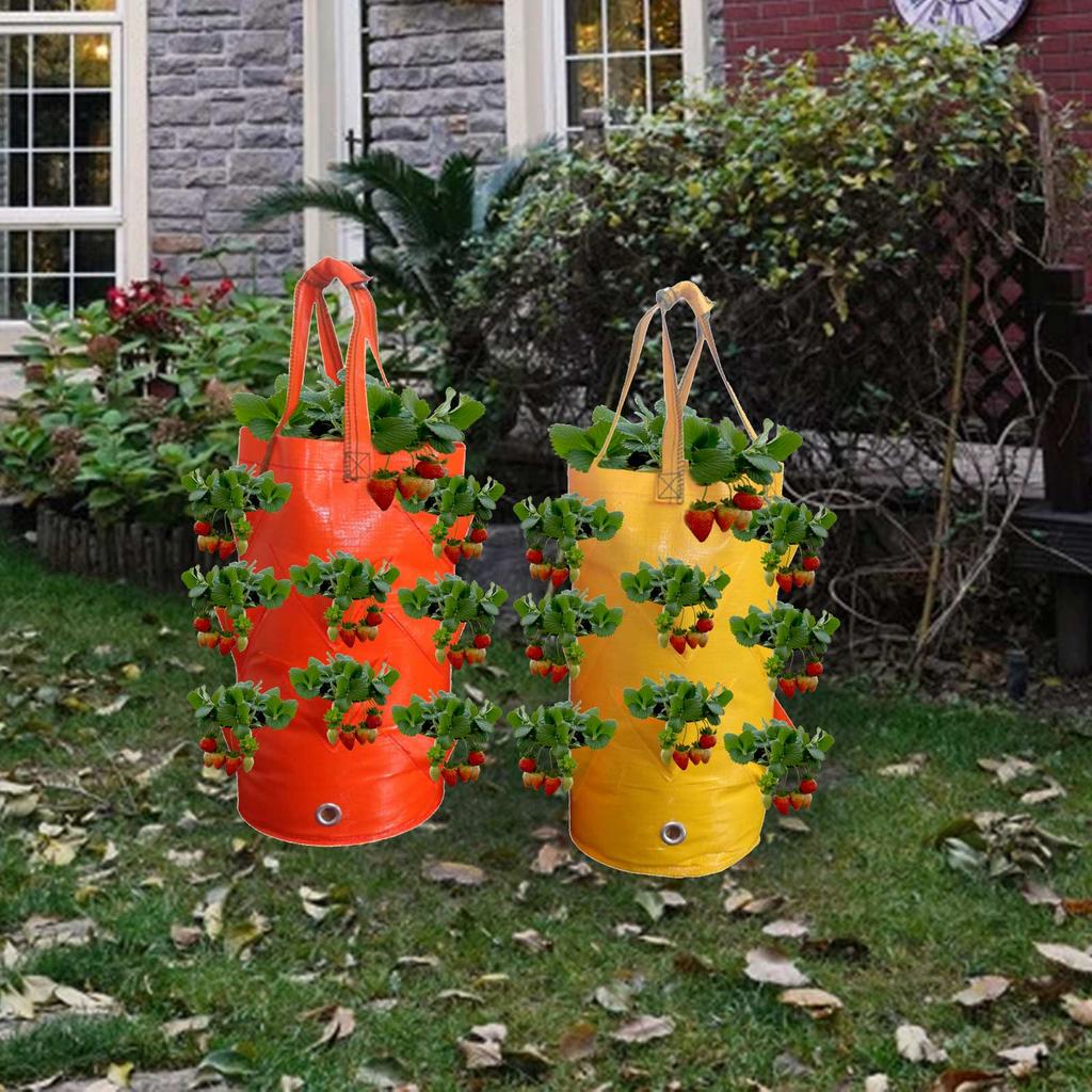 Wisząca Torba na Truskawki Wisząca Roślina Kwiatowa Wiszący Kosz do Sadzenia Torba do Sadzenia