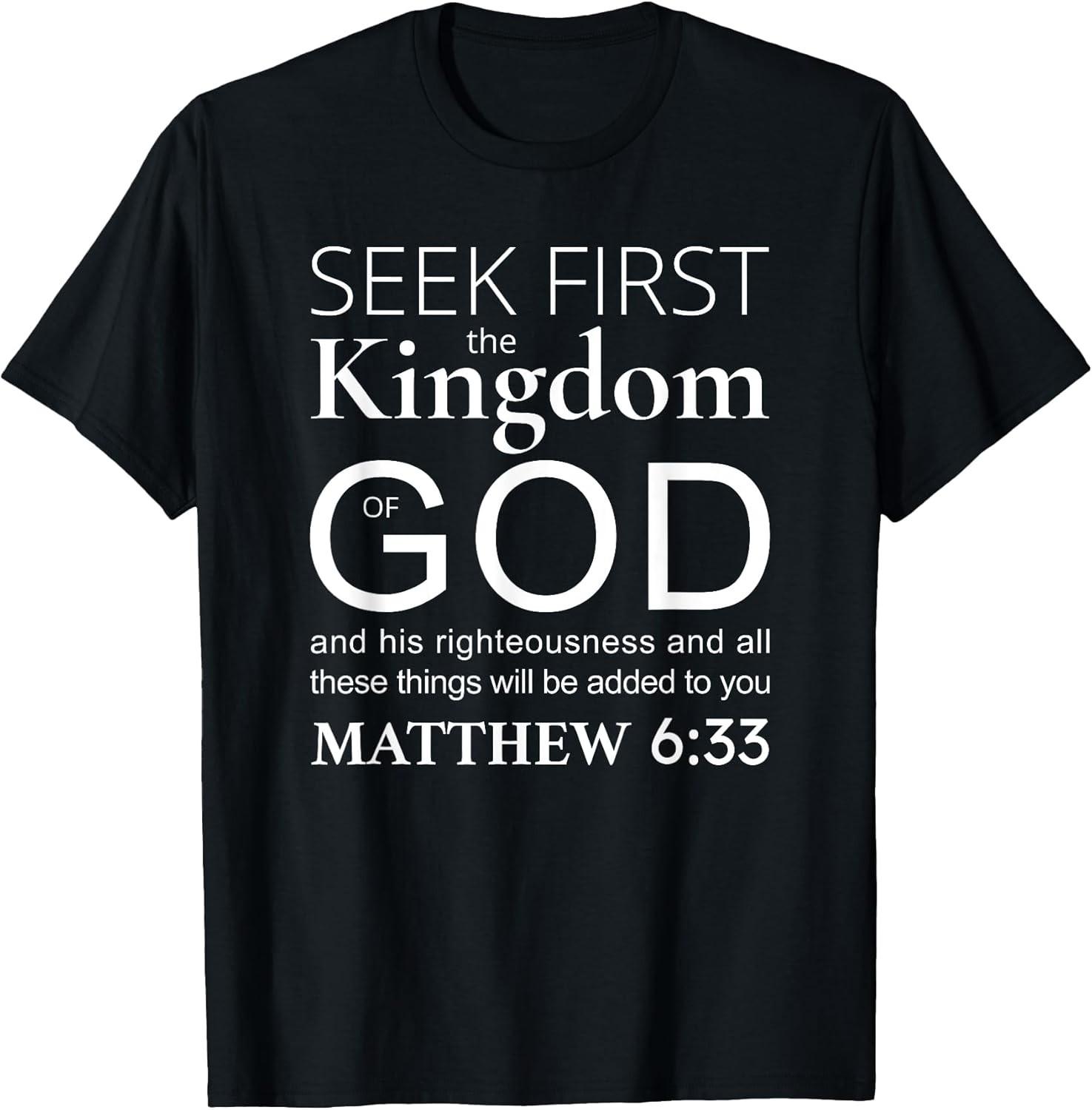 Christian: Faith-Based Message Funny Cotton Tee - MADE IN USA XL