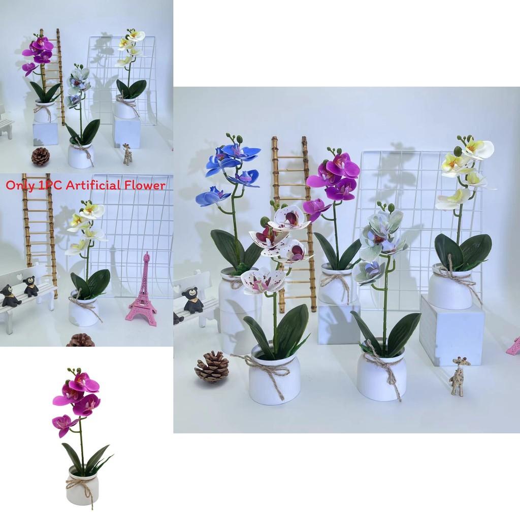 Phalaenopsis Faux Plant For Wedding Decoration And Home Indoor Display