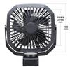 Sanwa Supply Rechargeable USB Tripod FAN-USB1BK Fan, Large, 4-Way (Direct Placement, Clip, Magnet, Mount)