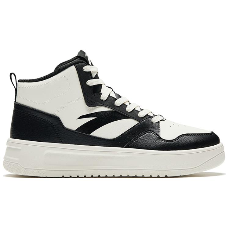 Anta Comfortable Versatile High-Top Sneakers Women Sneakers White Black 922448002Q-3