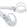 28mm-41mm Fork Chrome Headlight Mount Bracket Motorcycle Headlamp Holder Adapter