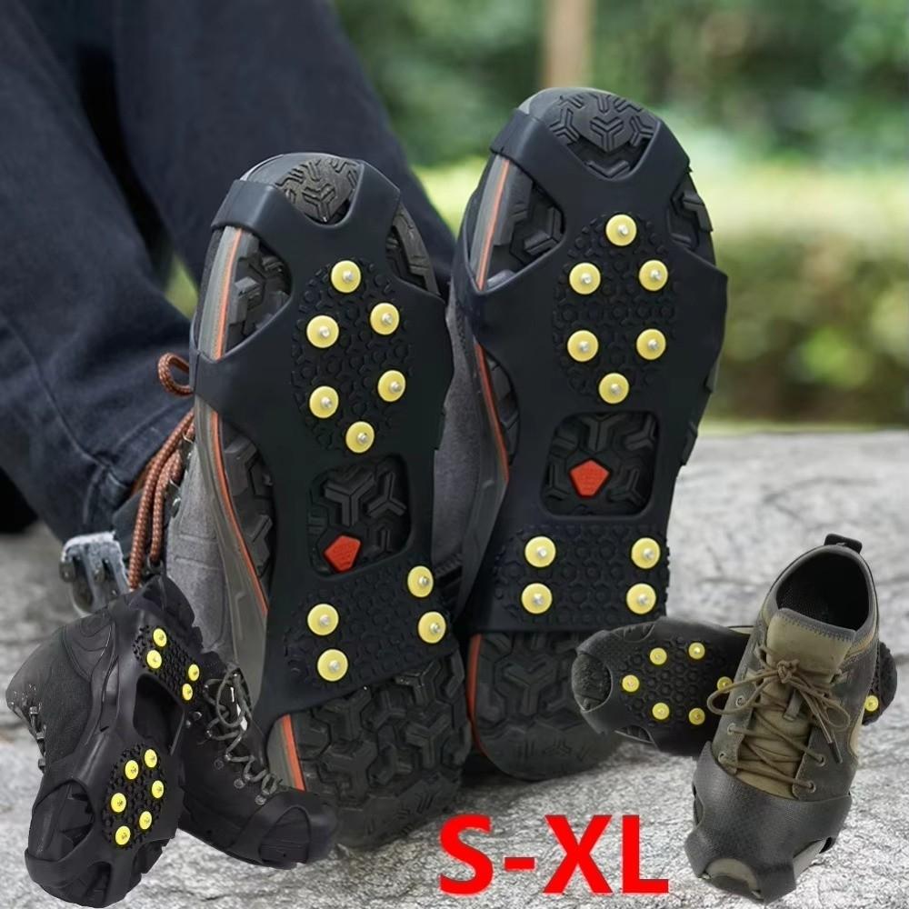 New 10 Teeth Ice Claw Anti-Slip Universal Shoes Crampons Spike Spike Grips Cleats Winter Outdoor 12.5