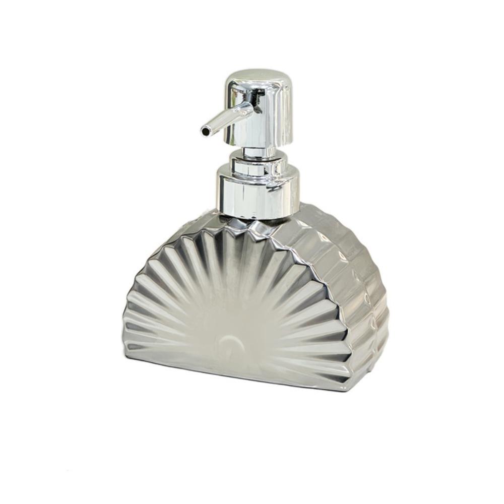 Exquisite Press Separate Bottle Light Luxury Shampoo Bottle Fan Shaped Lotion Bottle  Shower Gel