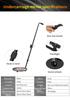Retractable Car Bottom Inspection Mirror with Wheels