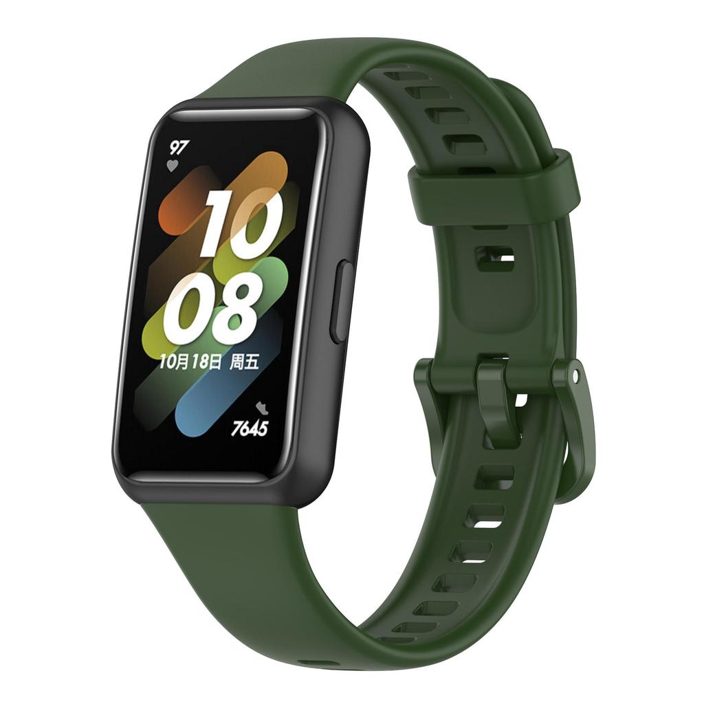 Soft Silicone Strap For Huawei Band 7 Original Sports Breathable Replacement Comfortable Wristband For Huawei Band 7 Accessories