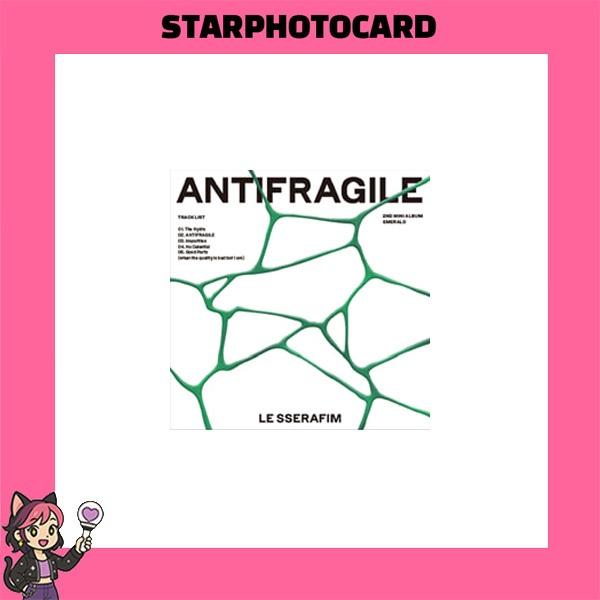 [В НАЛИЧИИ] LE SSERAFIM - 2-Й МИНИ-АЛЬБОМ ANTIFRAGILE Компактная версия EMERALD