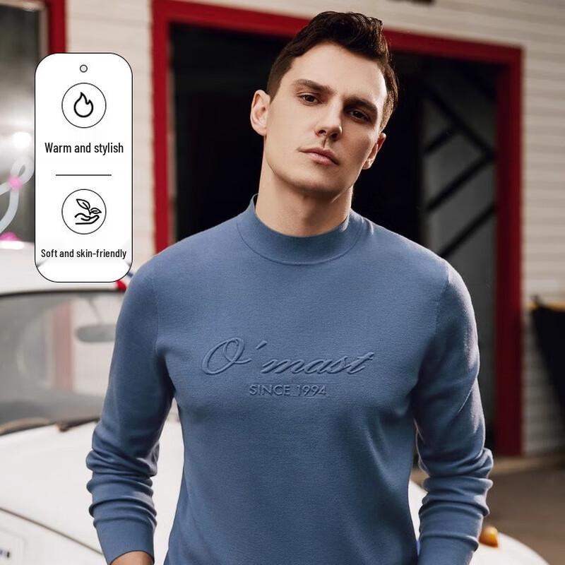 

EVE Men s Half-High Collar Wool Sweater 185/85A