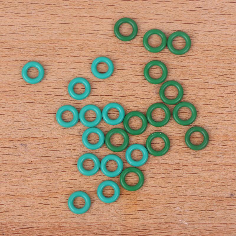12Pcs Piezo Injector Solenoid Valve Seal Rubber Rings Washer Repair Kits For Return Oil Backflow Pipe Connector Small O-Ring
