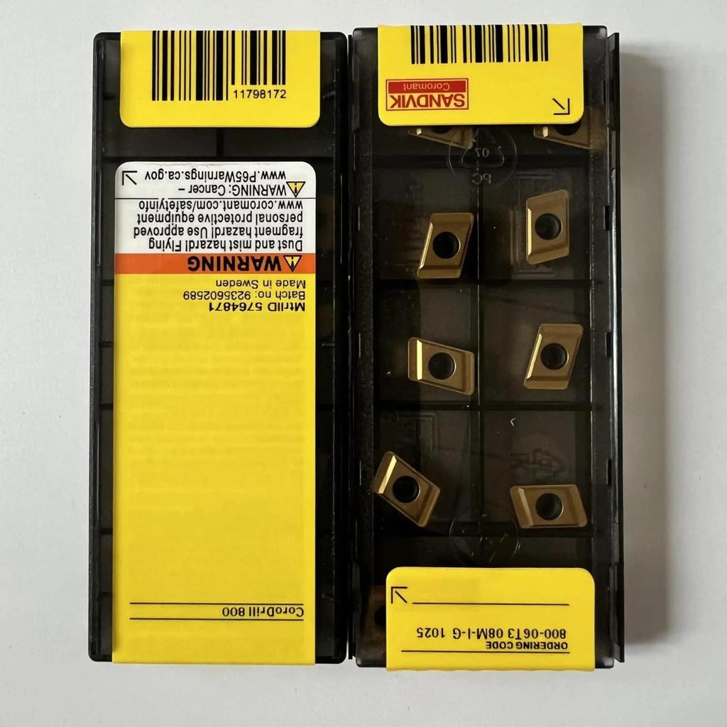 Original Sandvik / 800-06T308M-I-G 1025  / CNC Lathe Carbide Blade 10 PCS