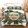 Vintage Pop Goth Reaper Schädel Punk Rock Bettwäsche Digitaldruck Polyester Baumwolle Dreiteiliges Set