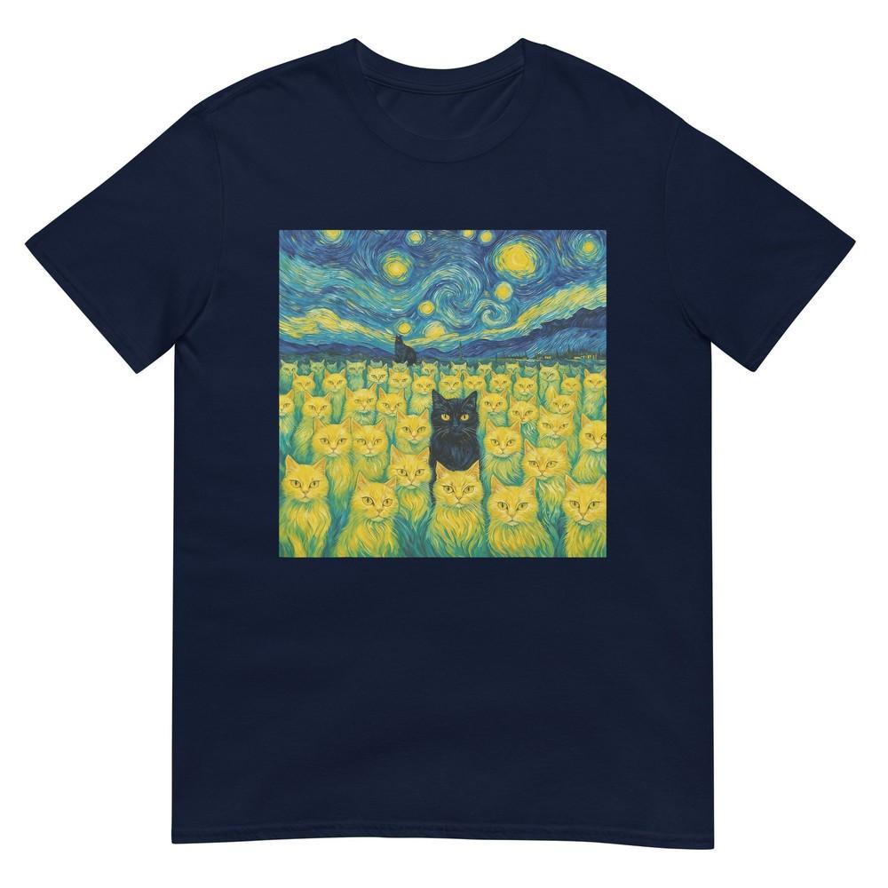 Cats Starry Night Van Gogh Cat Cat Lover Cat Mom Cat Dad S