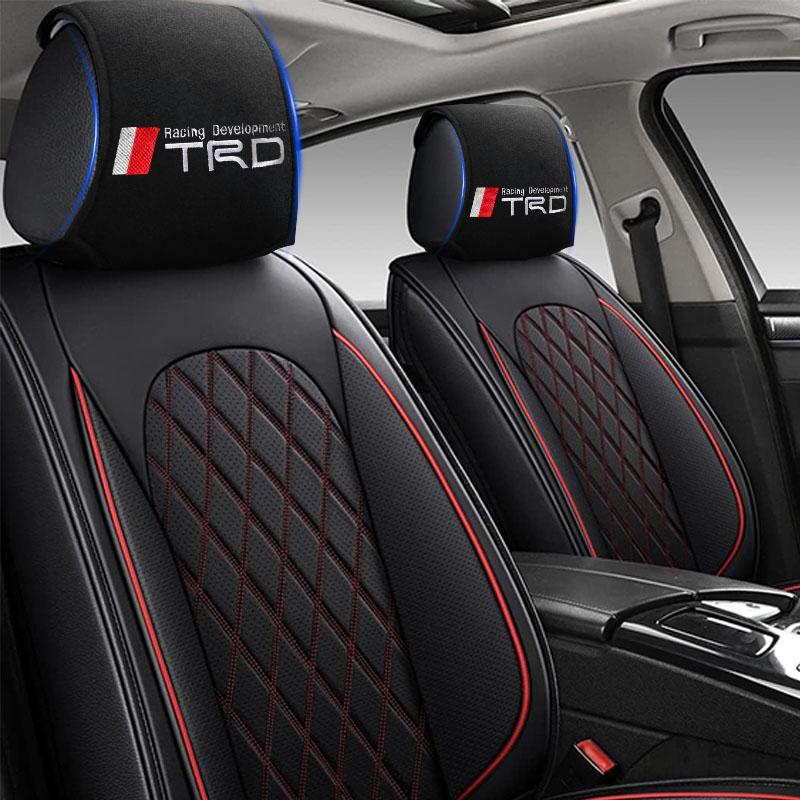Car Seat Back Headrest Pillow Dustproof Cover for Toyota Trd C-hr Prado Rav4 Yaris Hilux Prius Avensis Corolla Camry Car Goods