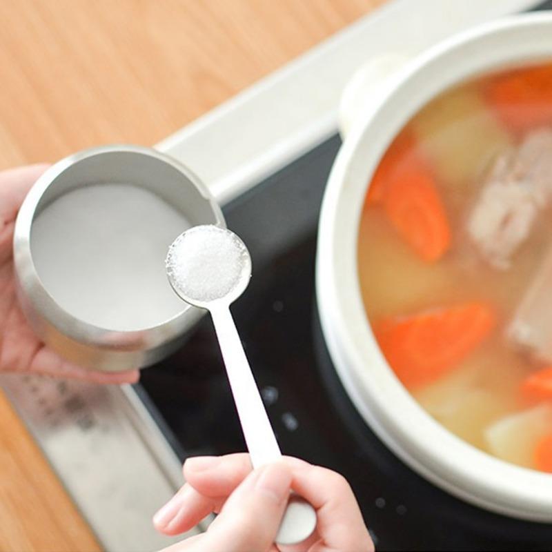 1set 350ml Stainless Steel Sugar Bowl Coffee Seasoning Jar Condiment Pot Spice Container Canister Cruet with Lid and Spoon