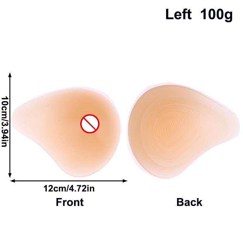 1 Stück Spiralförmige Postoperative Silikon-Prothese Künstliche Konkave Brustvergrößerungspads Prothese für Mastektomie