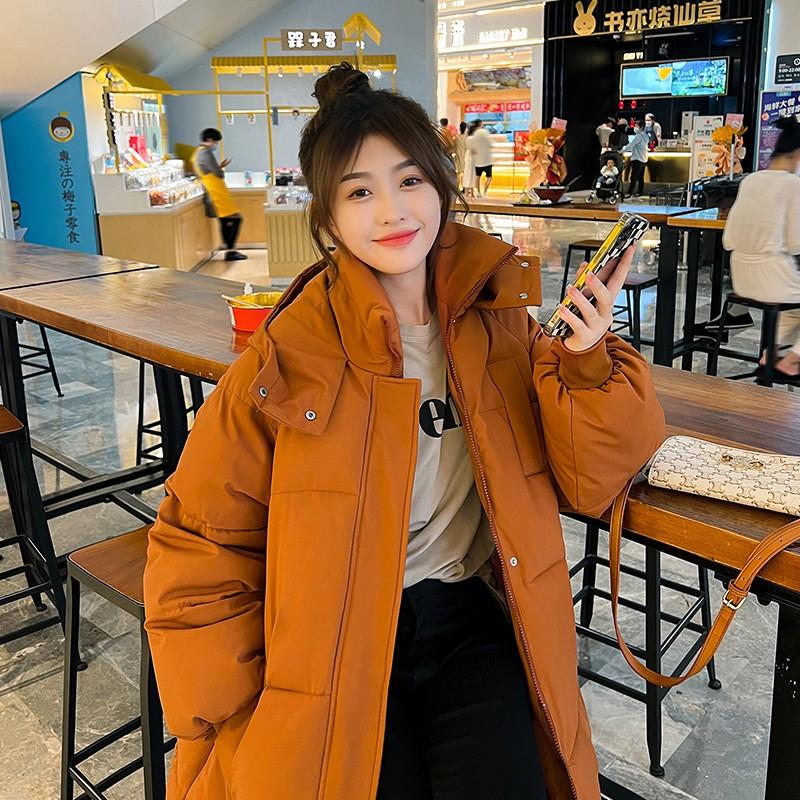 Womens Oversized Hooded Puffer Coat Winter Thick Warm Cotton-Padded Long Jacket Cold Weather