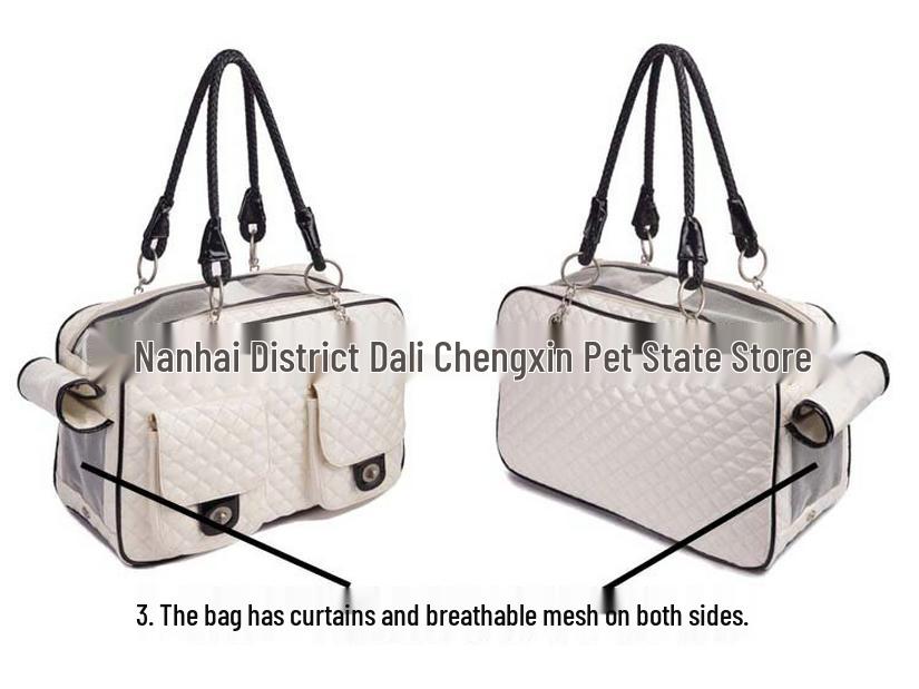 Portable Pet Handbag for Cats and Small Dogs: Teddy Poodle Backpack