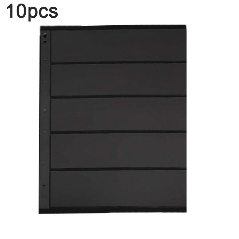Universal 9 Holes Loose-Leaf Album Stamp Holder Sheets Coin Collection Book For Money Collectors Philately Enthusiasts