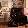 Freddy Krueger Custom Flannel Blankets Soft Warm Cozy Throws for Home Decor Holiday Gifts