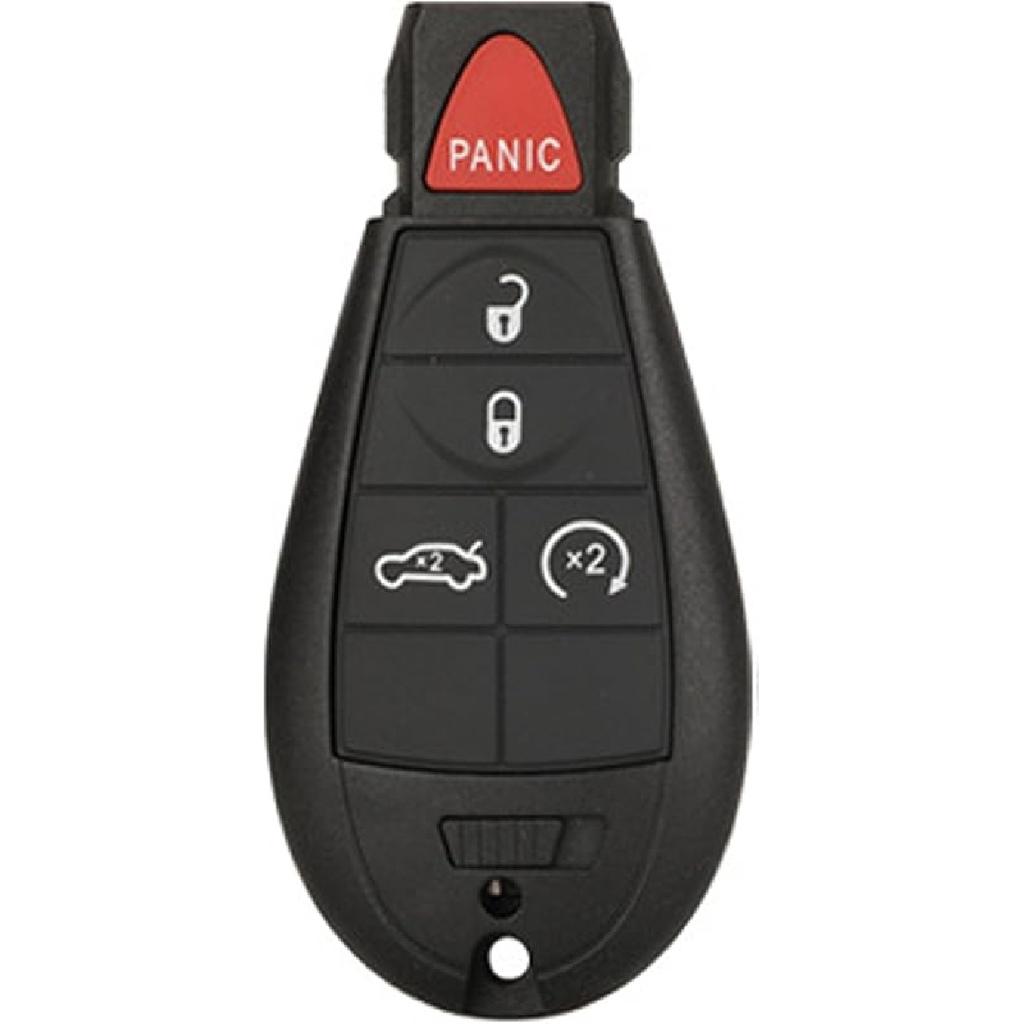 Replacement for Keyless Entry Remote Key Fob Shell Case Fit for 2013-2018 Dodge Ram 1500 2500 3500 (4-Button B)