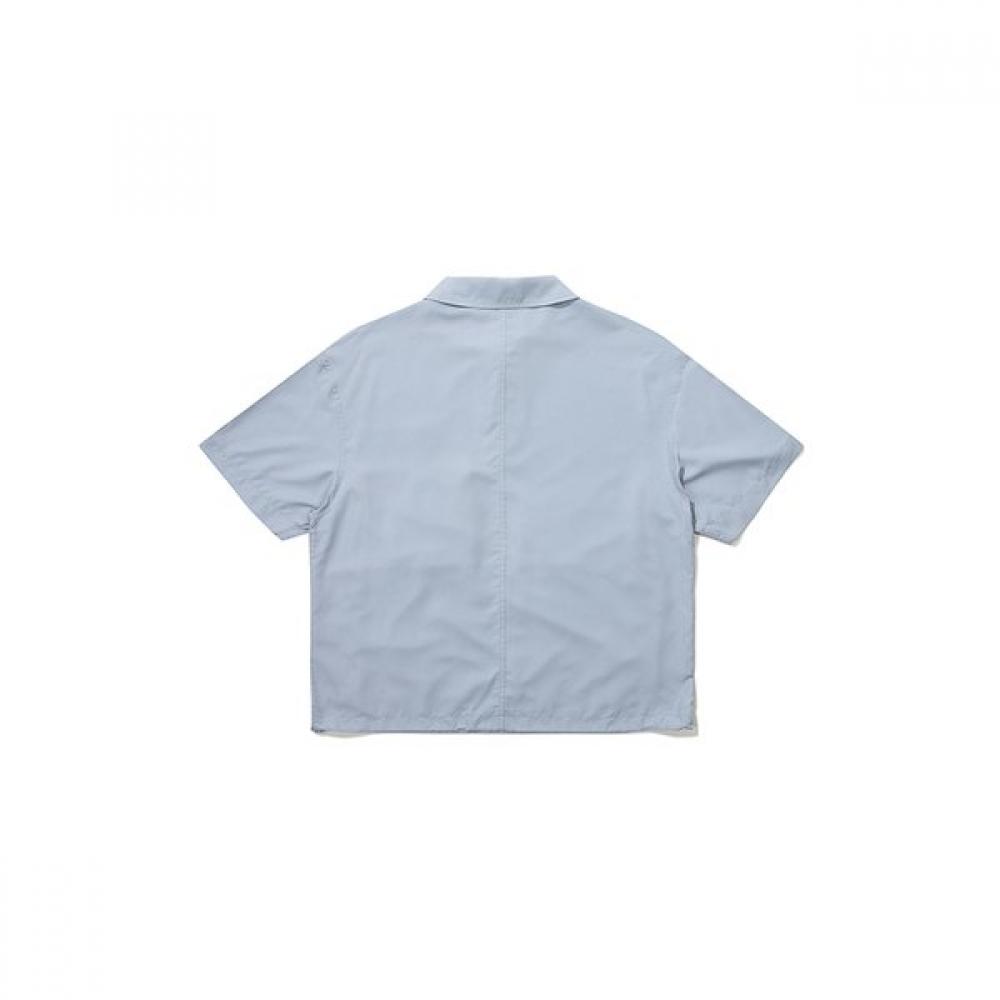 Bbc Earth Pocket Snap Short Sleeve Anorak  Blue  Jasper