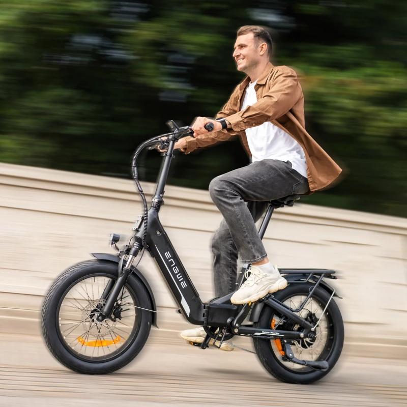 ENGWE L20 3.0 Boost 250W 48V 13.5Ah Battery, Full Suspension, Hydraulic Disc Brakes, 7-Speed Shimano Gears, Up To 140 Km Long Range