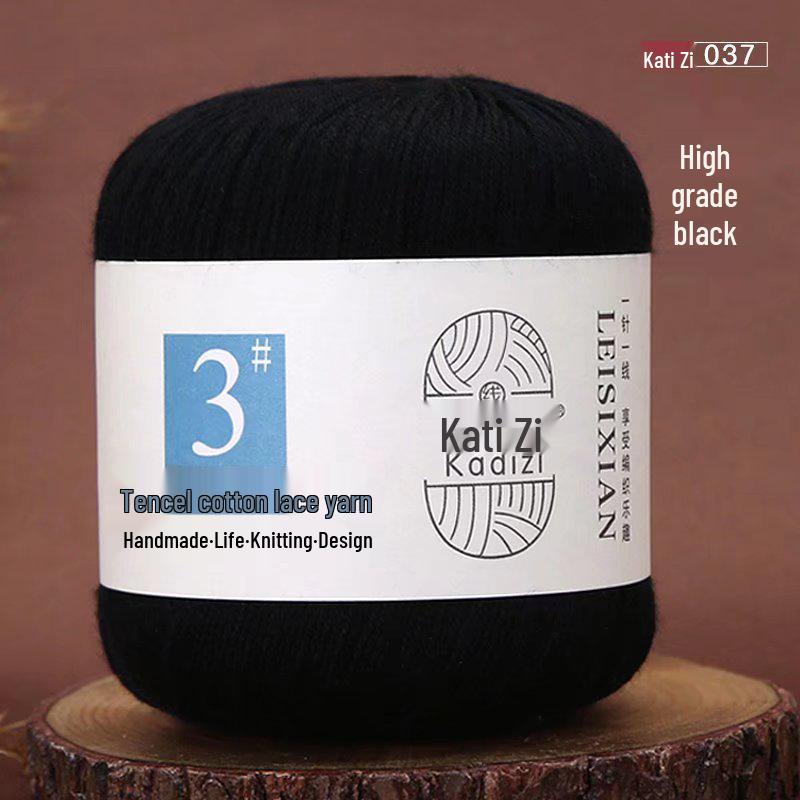 Mercerized Cotton Lace Yarn No. 3: DIY Hand-Knitted Crochet for Children - Spring/Summer Sweater & Coat - Free Shipping