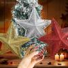 {Summer2} 2026 Natal Noel Glitter Christmas Tree Topper Iron Star Christmas Decor For Home Xmas Tree Ornaments Navidad New Year