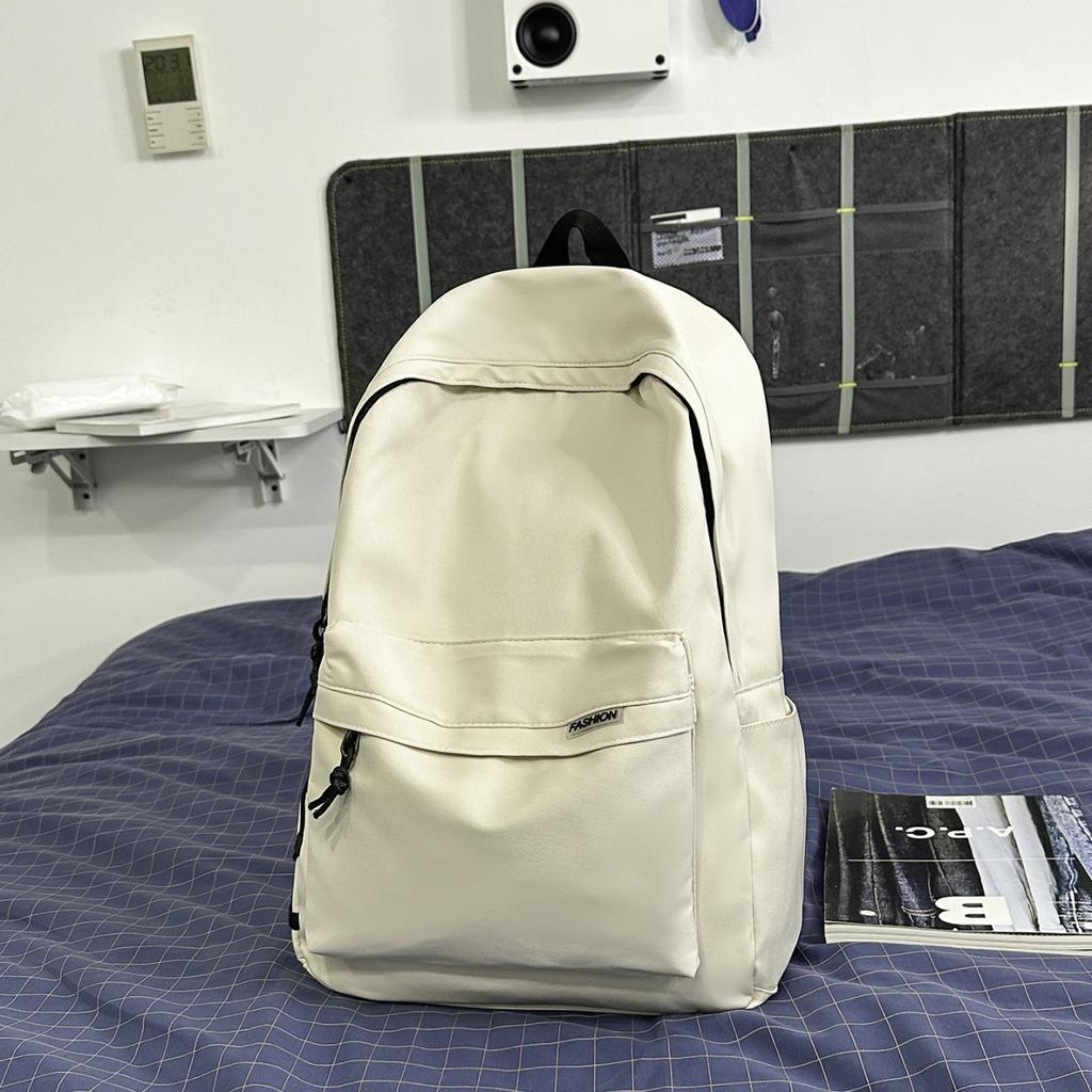 Schoolbag Backpack Men's Simple Versatile Large Capacity Computer Travel Backpack Female Junior High School Student High School Student Male School 