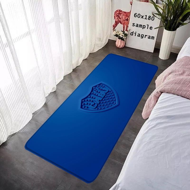 Doormat Flannel Floor Mat Indoor Foot Rug Prayer Bedside Mats Atléticos Bocas Juniors Kitchen Corridor Carpet Soft Balcony Decor