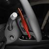 For Genesis G80 -2024 Sport Version Aluminum Alloy Real Carbon Fiber Steering Wheel Shifter Paddle Cover Trim Accessories