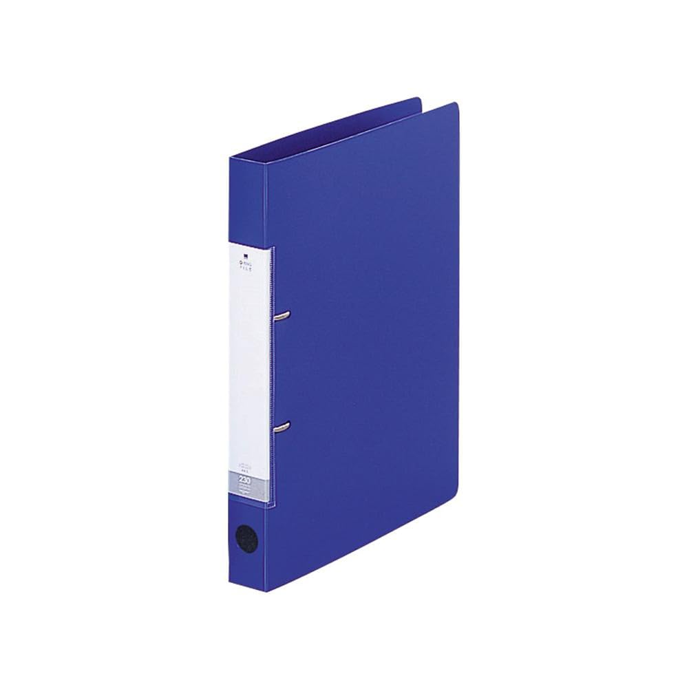 LIHIT LAB Request D-Type Ring File, A4, Blue, 10 Count, G2220-8_10