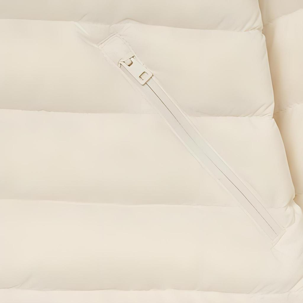 New MLB New York Yankees Down Jackets Women's Ecru 3FDJB0336-50CRD