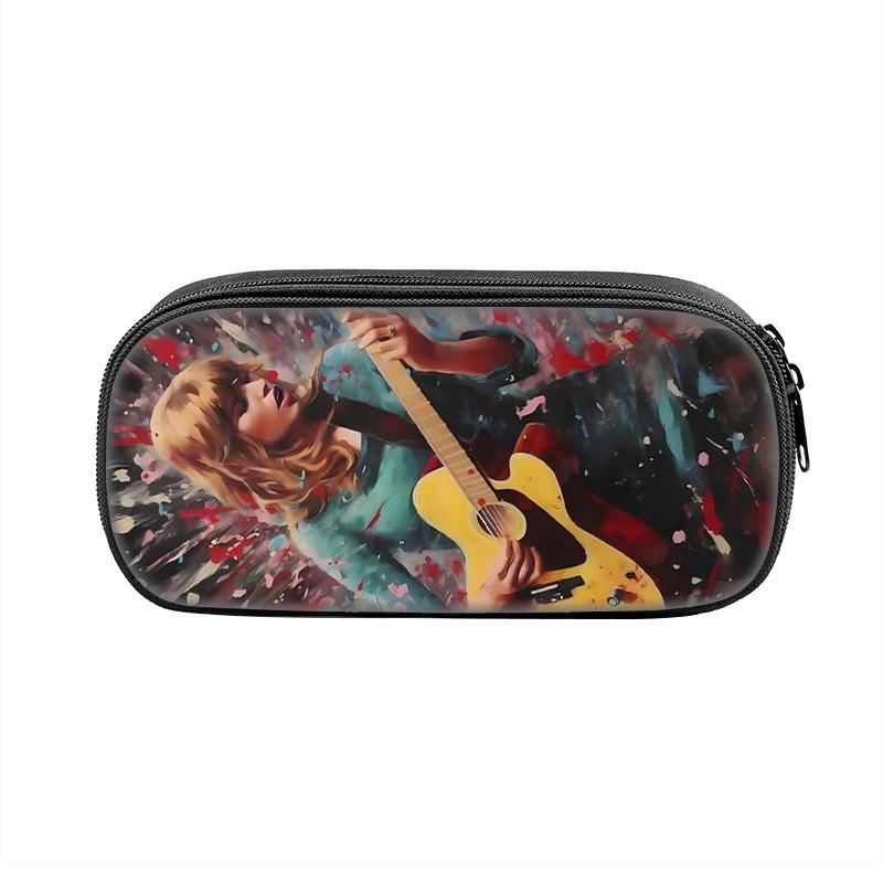 Taylor Swift Kids Pencil Case With Nylon Material For School Supplies And Storage