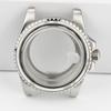 Watch Case Nh35 Case Silver 40mm for Movement Watch Mod NH3 NH35 NH36 NH73 NH38 NH39 Bezel Mineral Glass Watch Mod