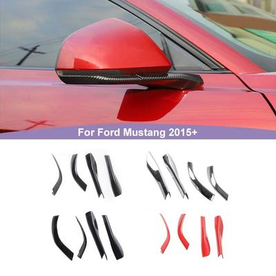 ABS Achteruitkijkspiegel Basis Decoratie Cover Sticker Trim Voor Ford Mustang 2015 Up Auto Exterieur Accessoires