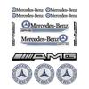 RAT2 1set Car Badge Sticker Car Decoration Decal For Mercedes Benz W204 W124 W201 W202 W212 W220 W205 GLA CLA Car Accessories gadgets