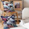 Classic funny Japanese anime GINTAMA Cushion Cover Inches Farmhouse Decor Home Throw Pillow Covers for Couch Decorations
