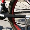 Black Bike Frame Sticker Anti-scratch Chain Protective Cover Neoprene Fabric Hook Loop Fasteners Washable Cycling Guard Guards