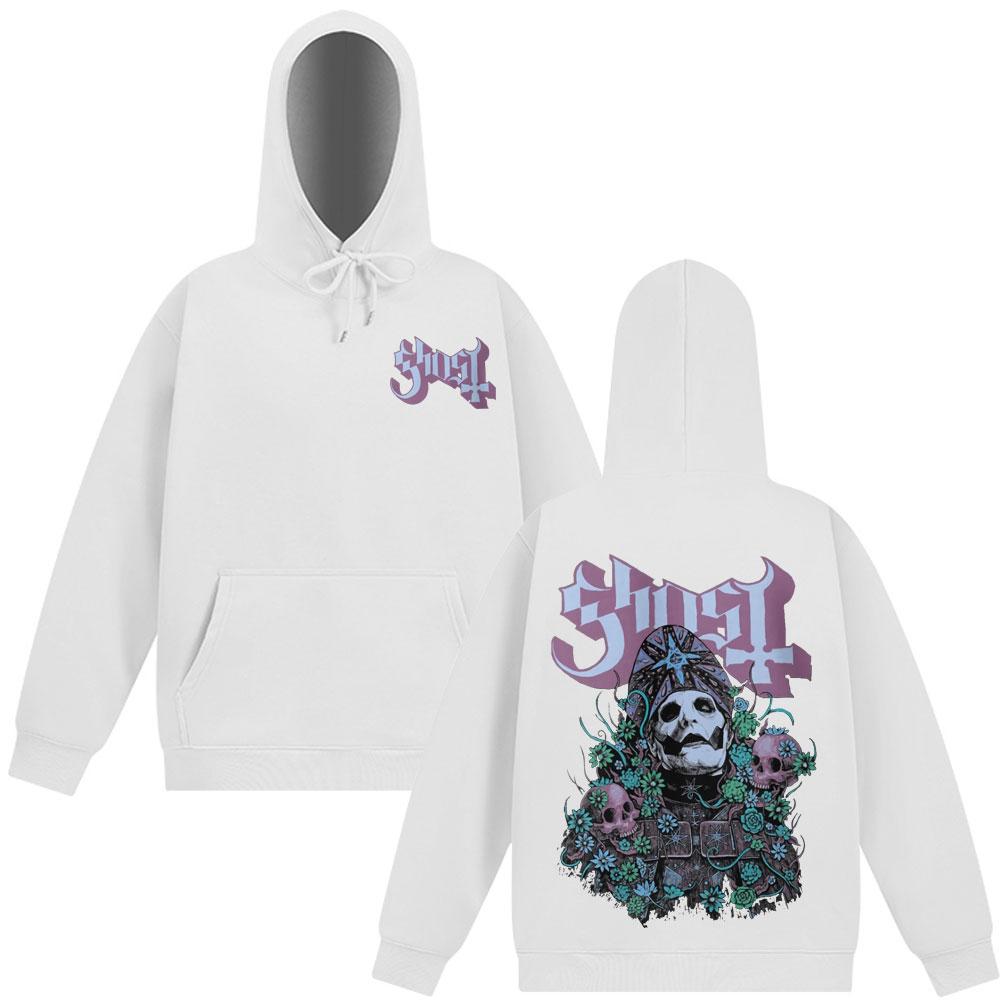 Vintage Ghost Band Cars Hoodies Y2k Clothes Winter Fashion Gothic Oversized Sweatshirts Long Sleeve Man Woman Hoodie Streetwear