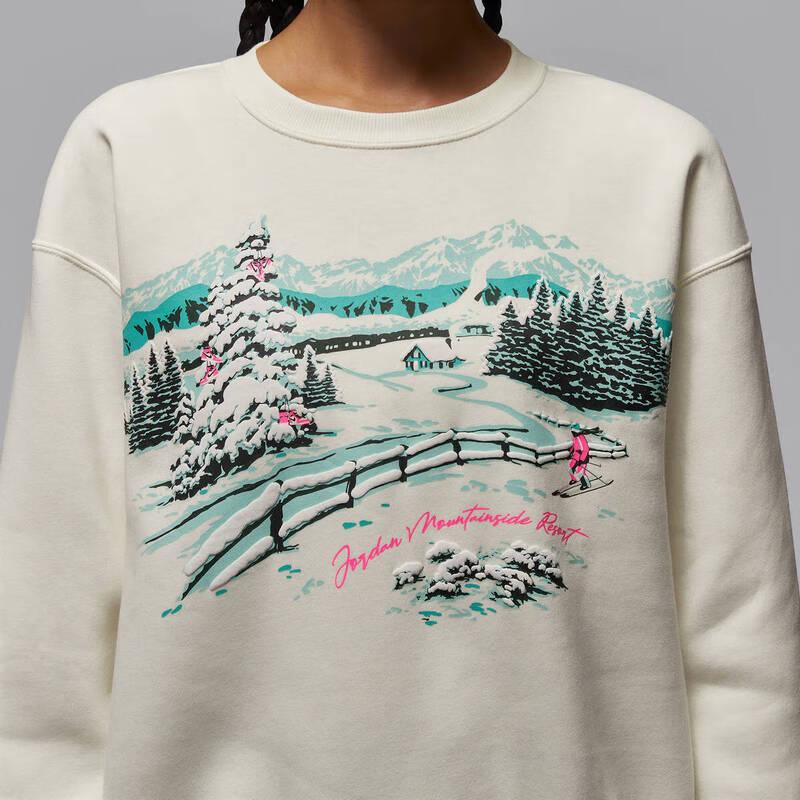 Jordan Women's Ski Graphic Fleece Crewneck