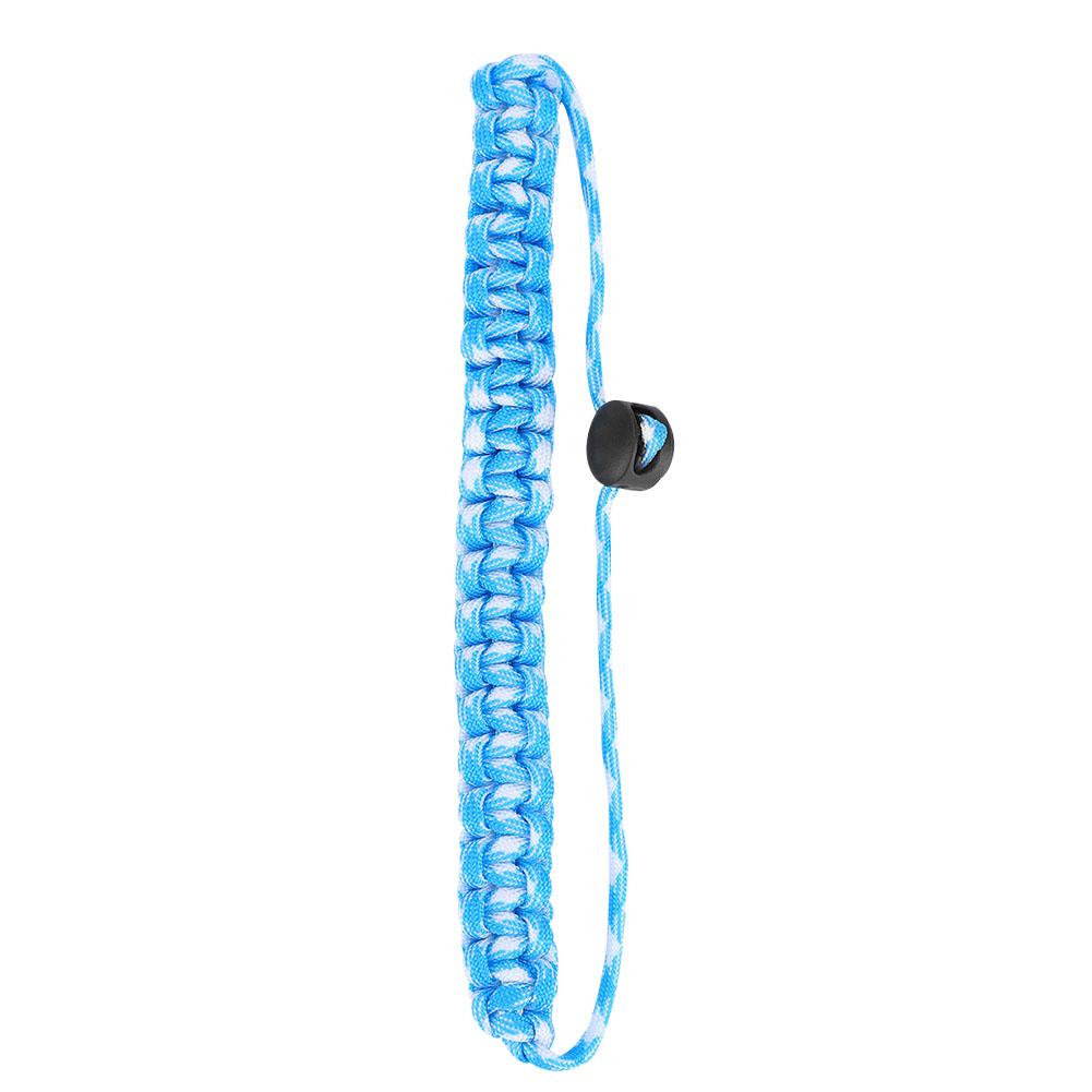 Hand Wrist Rope Diving Pointer Anti Lost Underwater Camera Strap (Blue White)