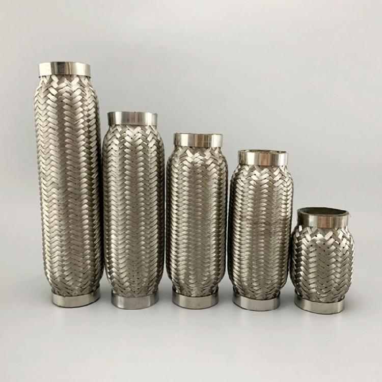 Steel Exhaust Flexible Pipe Double Braid Heavy Duty Exhaust Flexible Pipe Automotive Exhaust Part Long Lasting Exhaust Pipe