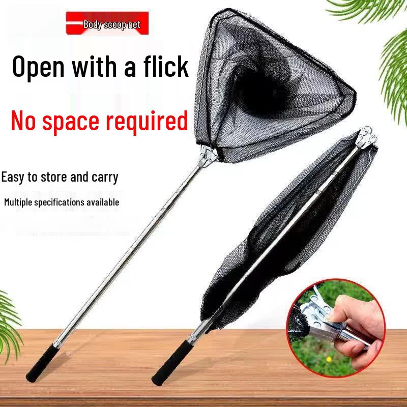Xiaofengxian Folding Telescopic Triangle Fishing Landing Net
