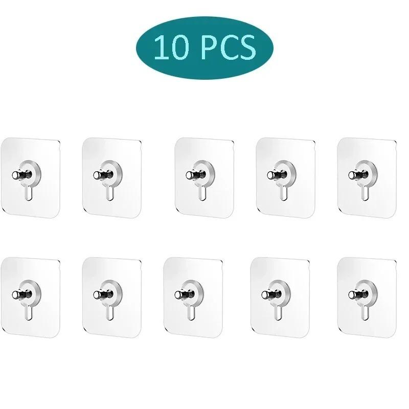 Strong Adhesive Wall Hook Without Piercing Picture Hanger Self-adhesive Wall Hangers Without Holes for Frame Poster Photo Clock