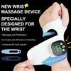 Electric Cordless Hand Wrist Massager 10 Mode Vibration Massage 29 Levels Massage Hands Rechargeable Wrist Brace Protector Wrap