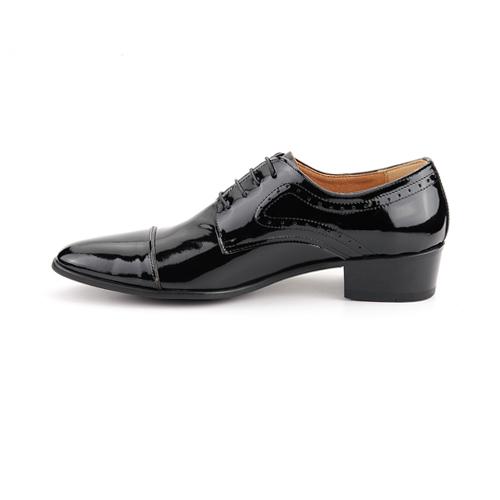 Roshoeman 6047-1 Straight Tip Black Crinkle