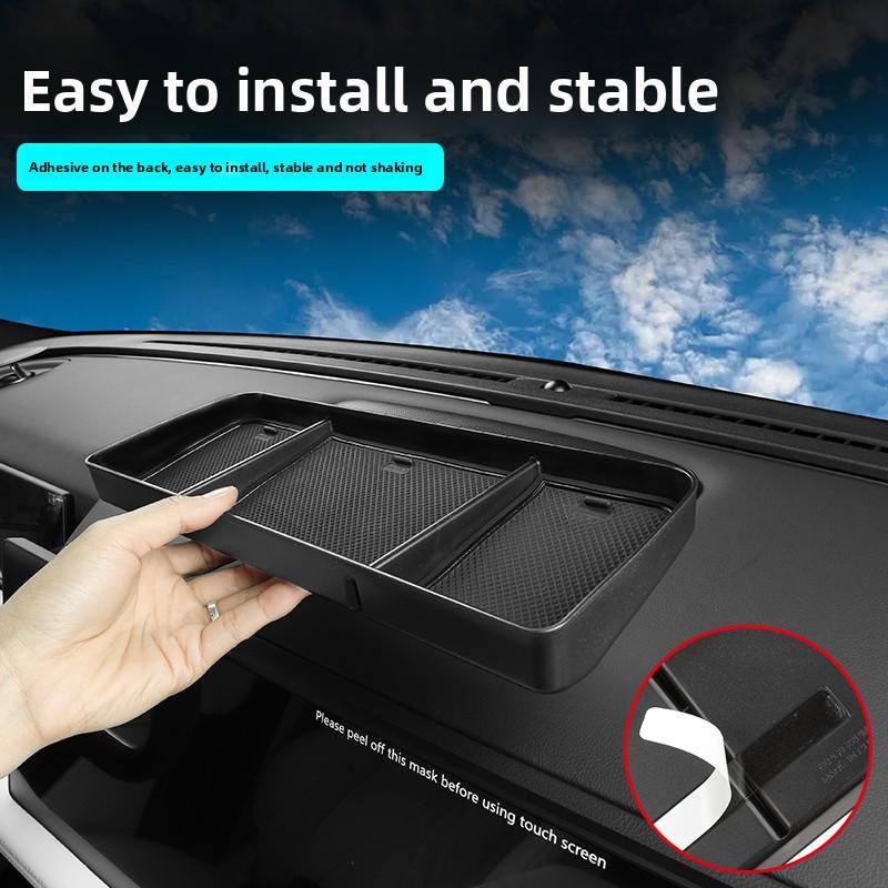 For XPENG G9 Storage Behind The Central Control Screen TPE Cup Holder Beverage Anti Slip Automotive Interior Storage Accessories